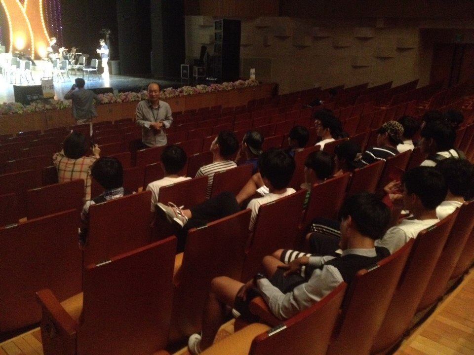 성남서고등학교 동아리(트리플B) 여러분들의 투어 사진입니다.(2014. 9.12) 사진