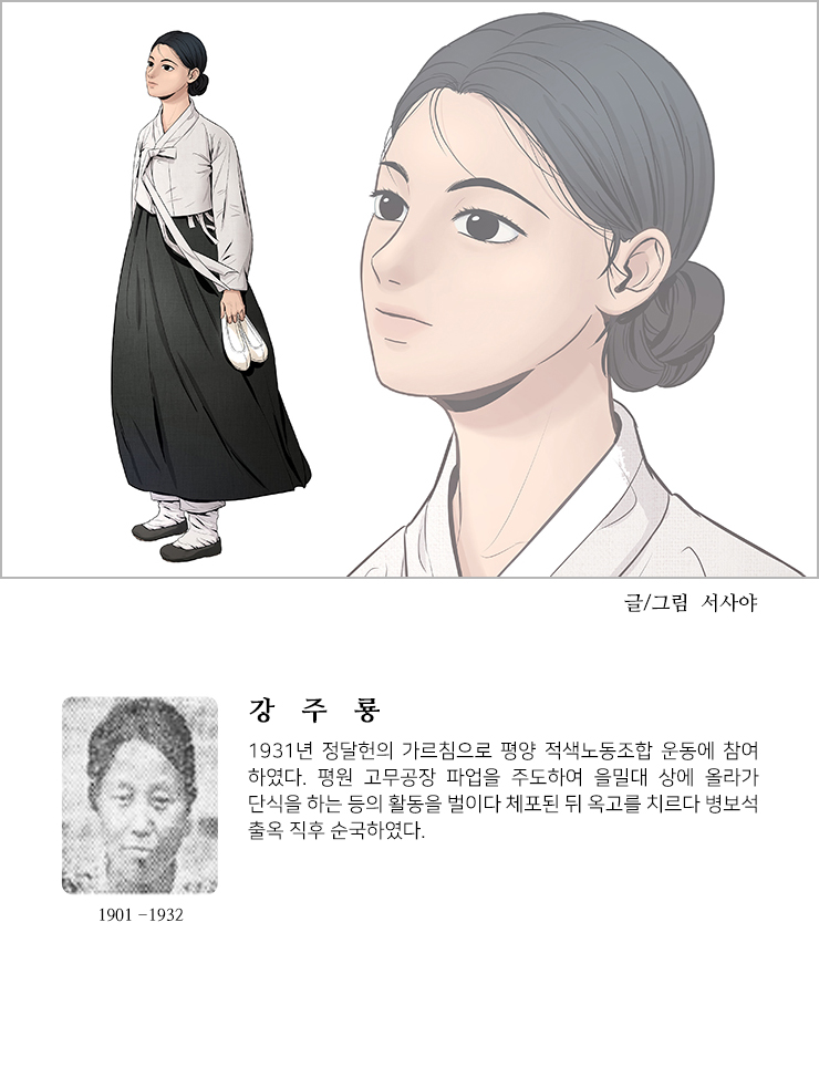 캐릭터 설명 : 강우구 의사는 6개의 학교와 3개의 교회, 노인당 1개와 민회 2개를 조직, 문화계몽사업에도 진력하였고, 만주 노령(러시아 영토)에서 3.1만세운동에 참가하였다.